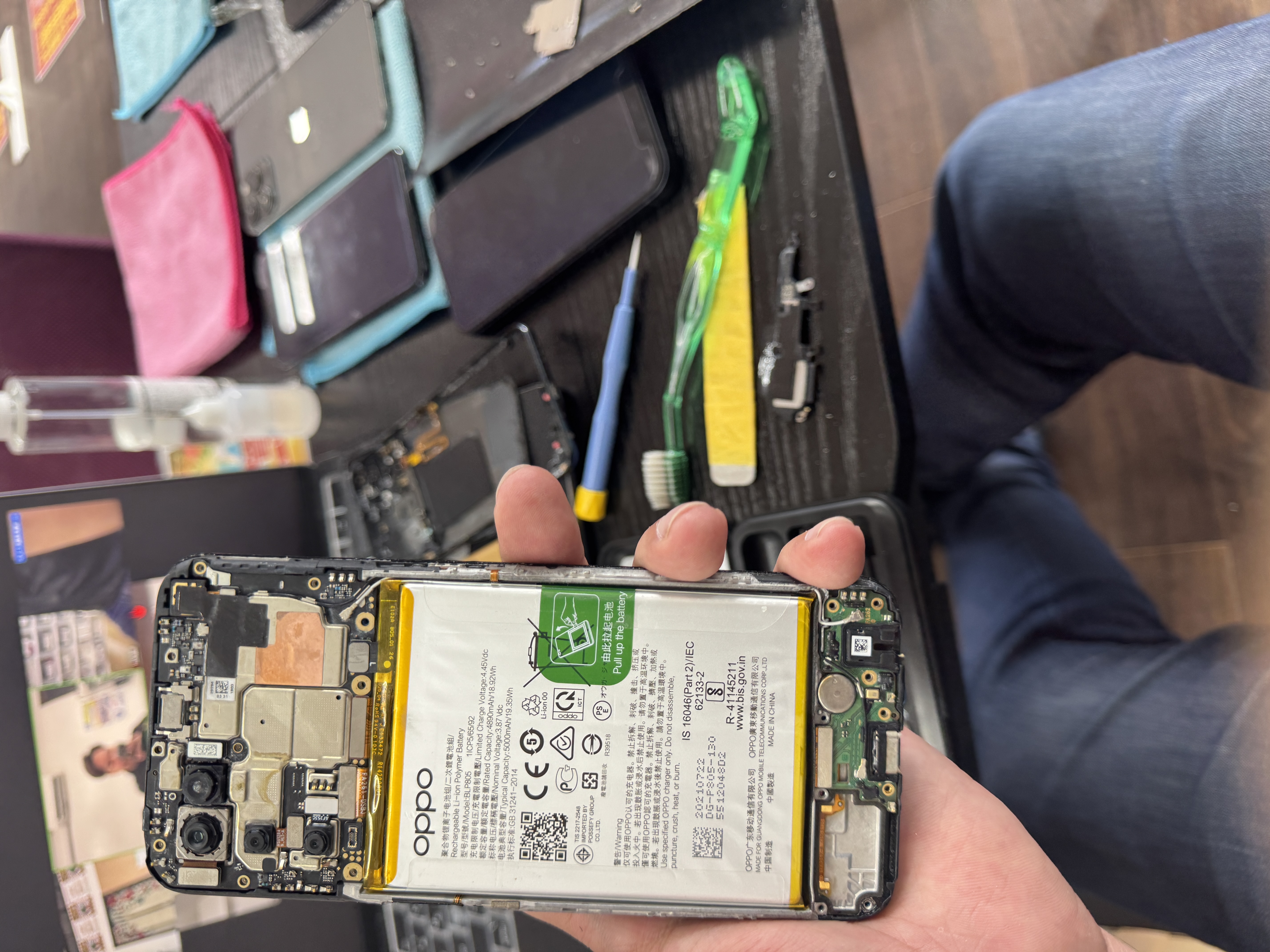 GalaxyA545G水没修理を石垣島で｜西表島から90分