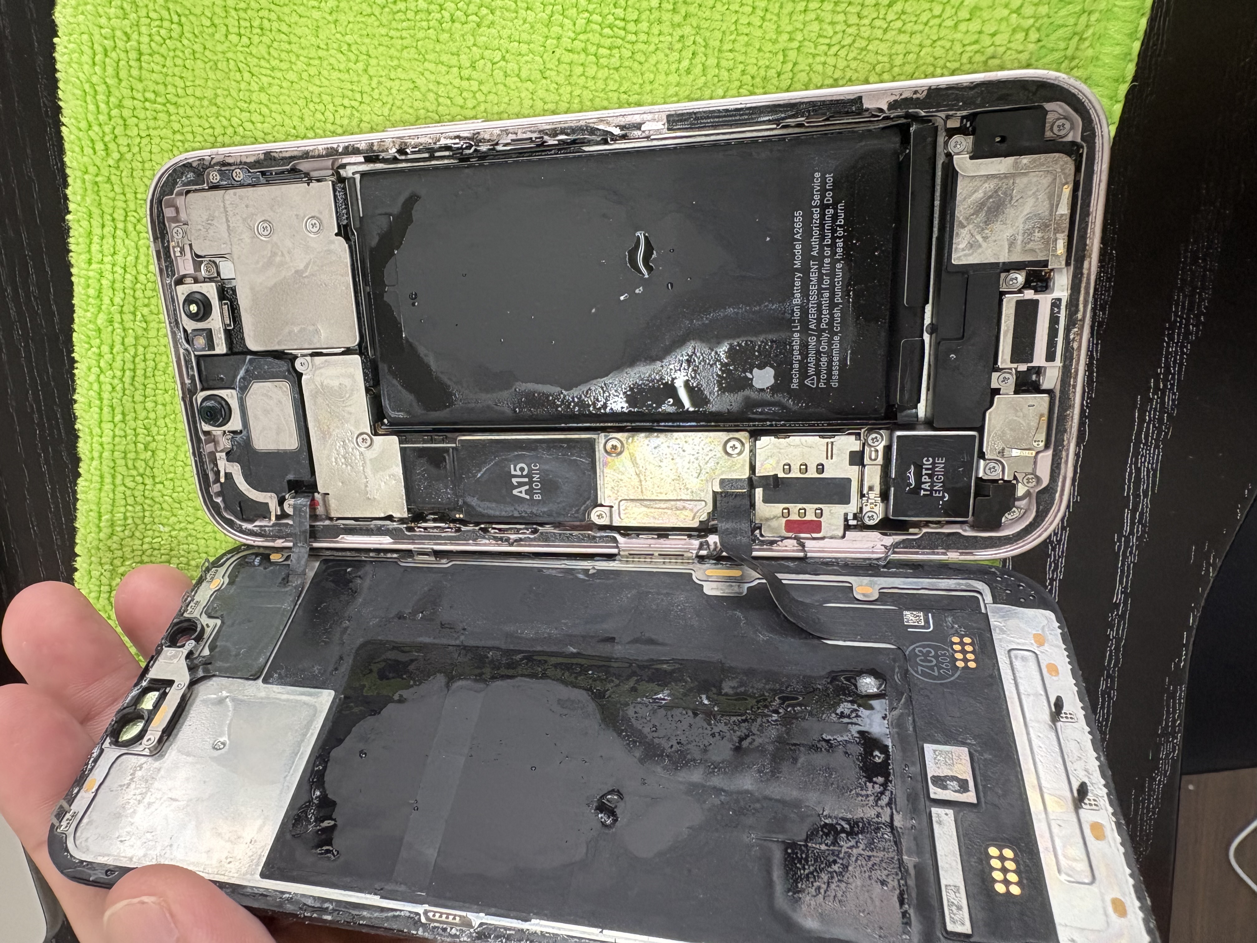 iPhoneXR水没修理|宮古空港近くから即日スマホ修理