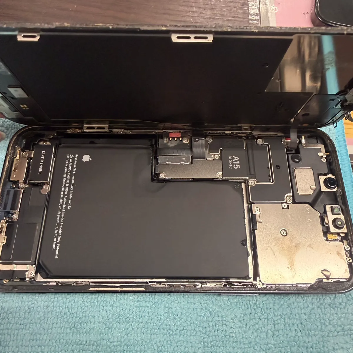 【iPhone15Pro】水没修理